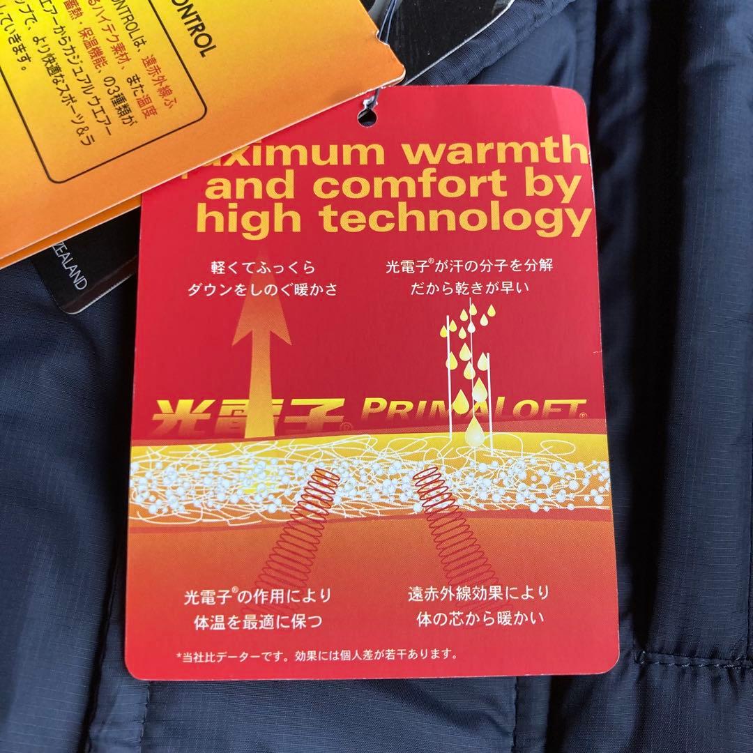 【新品】カンタベリー 2way フード付 ベンチコート 黒　Lサイズ　光電子