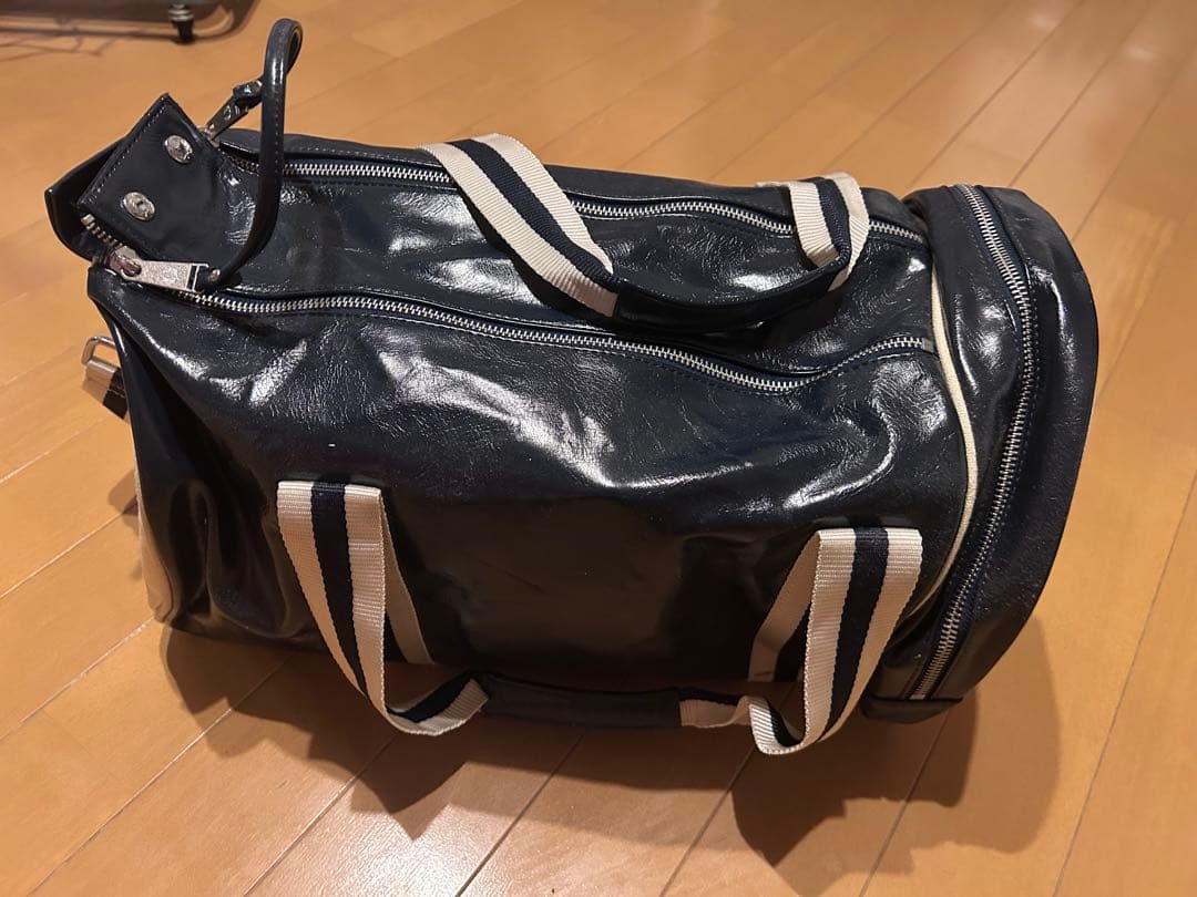 FRED PERRY ドラムバッグ ブラック