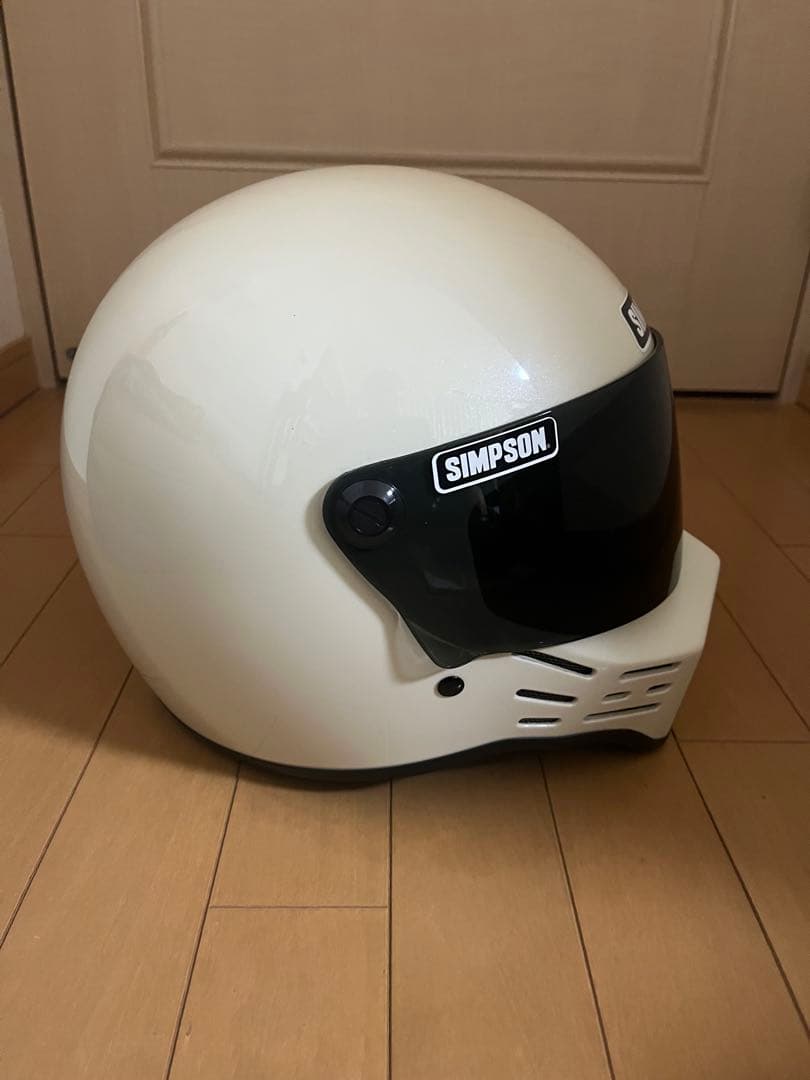 キキ3回だけ使用 希少限定カラーSIMSONロゴ入M10アイボリー