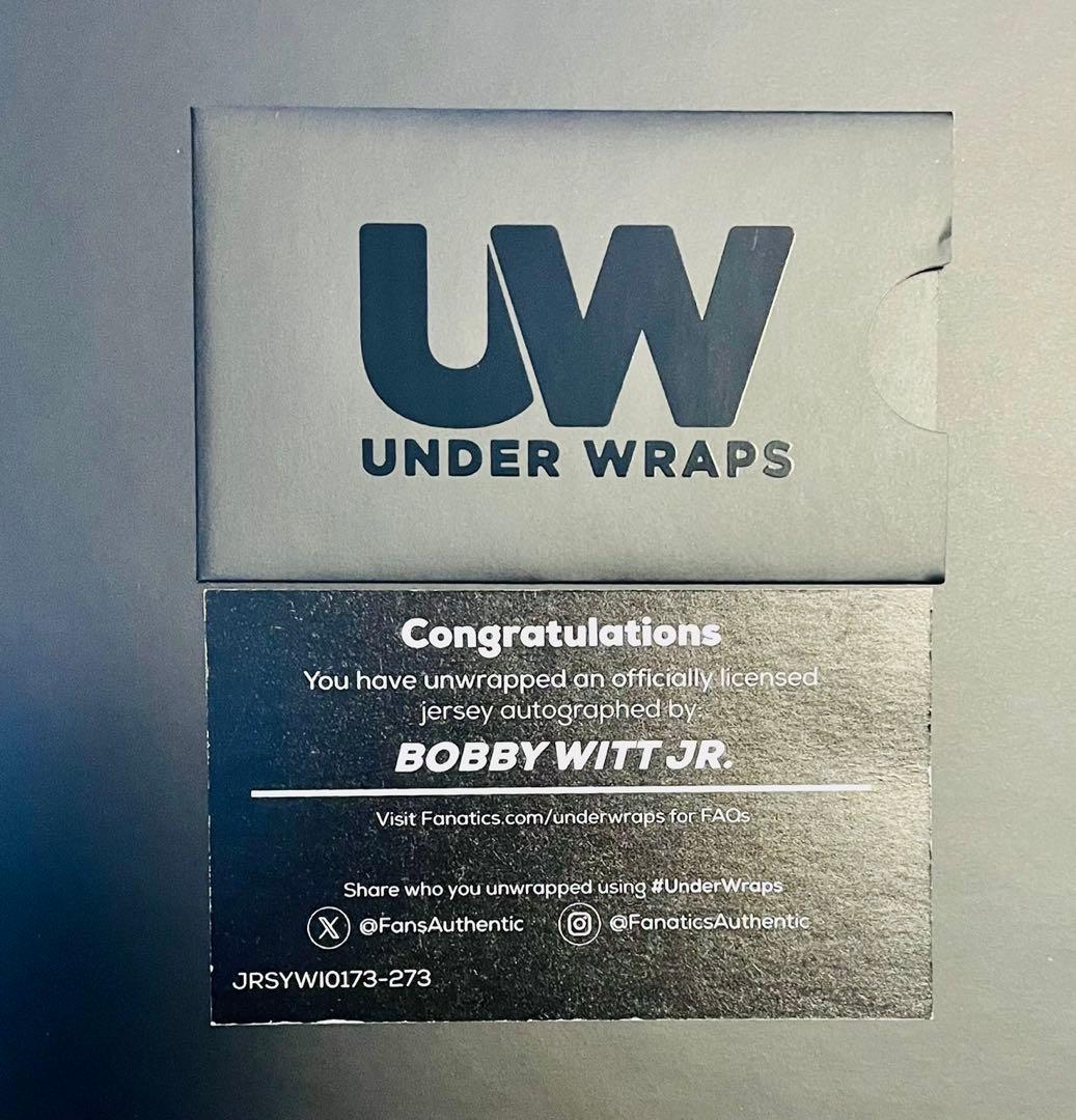 【MLB公式】ボビー・ウィットjr 直筆サイン入りユニフォーム fanatics