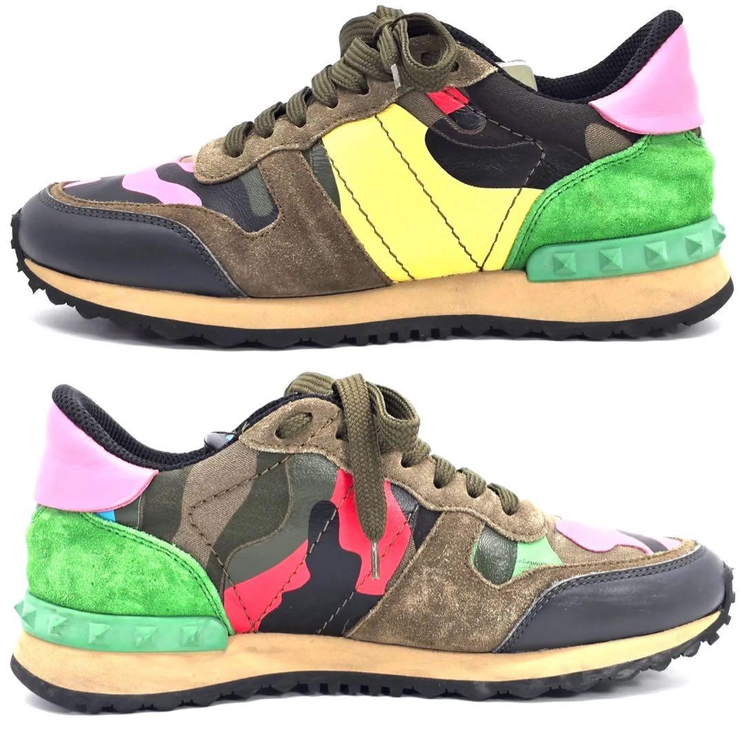 Valentino カモフラージュスニーカー 23.5cm