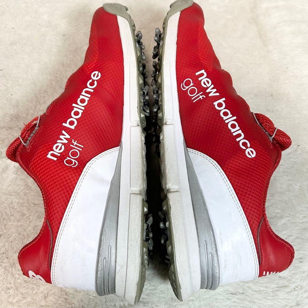 美品❗️New Balance FantomFit BOA ゴルフシューズ 赤