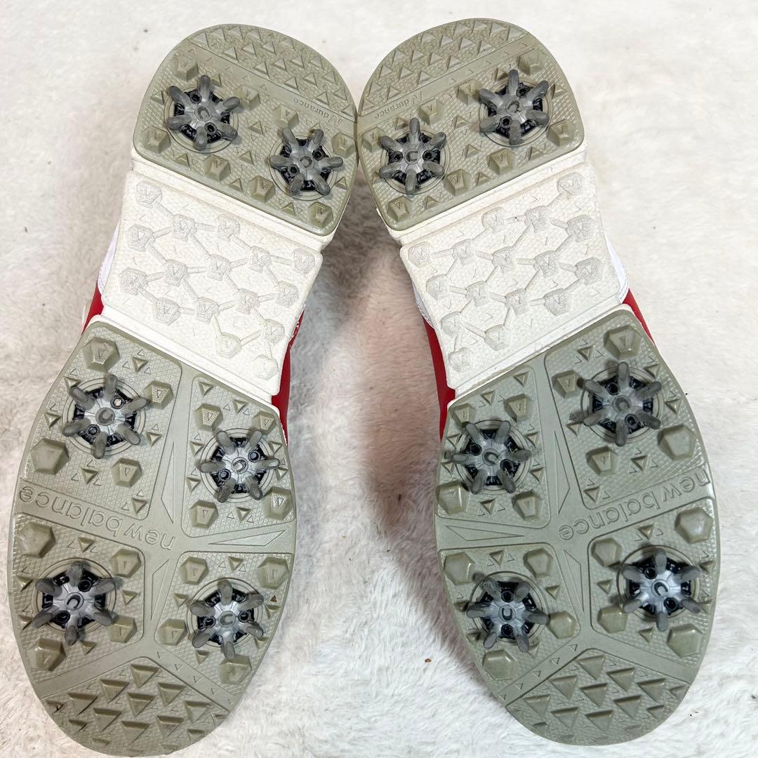 美品❗️New Balance FantomFit BOA ゴルフシューズ 赤