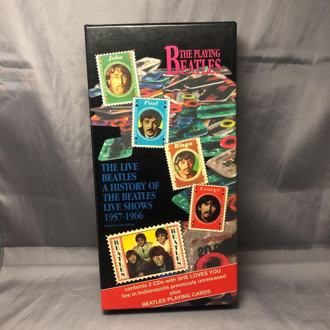 レア版！オリジナルトランプ付きビートルズ初期生演奏収録CDボックス
