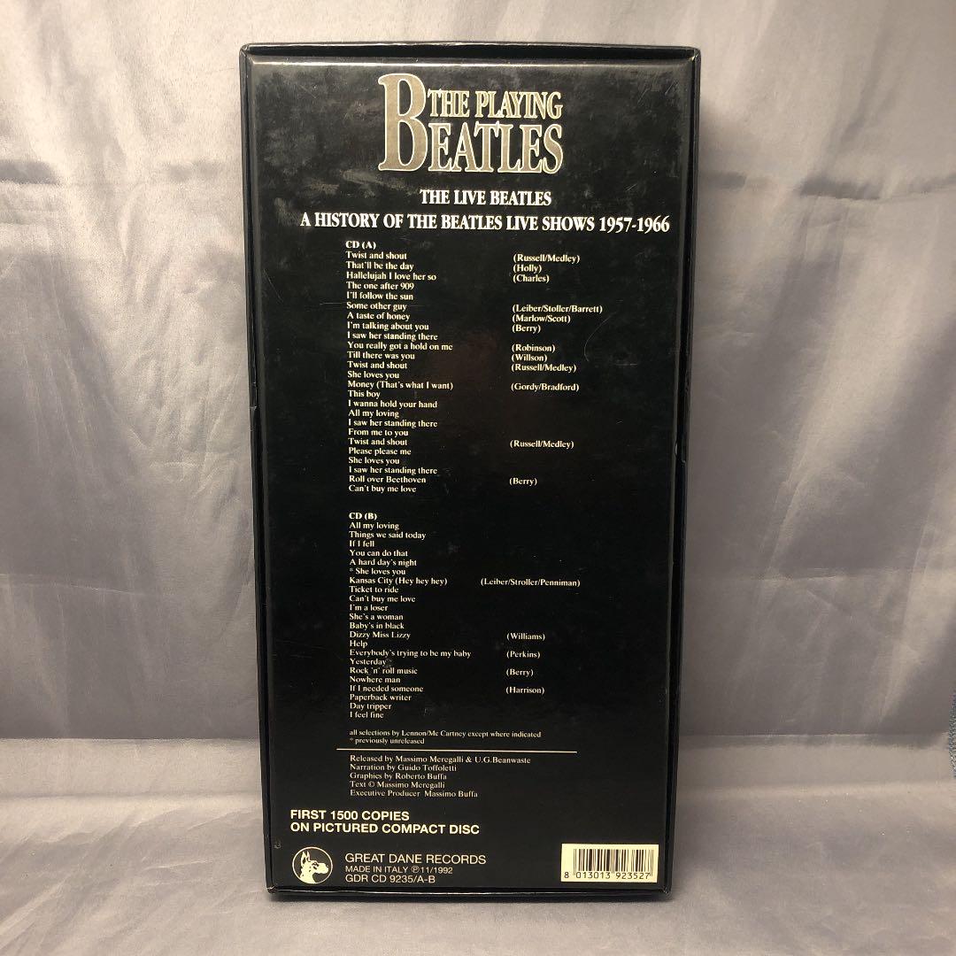 レア版！オリジナルトランプ付きビートルズ初期生演奏収録CDボックス