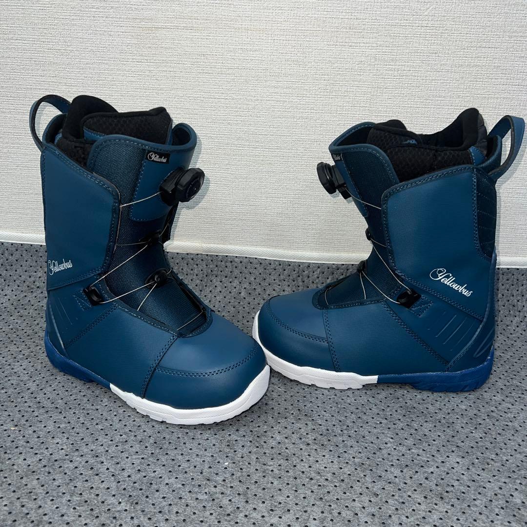 新品未使用 男女兼用 25cm YELLOW BUS ダイヤルブーツ