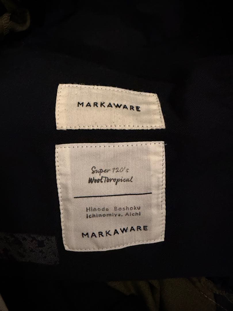 パンツ MARKWARE CLASSIC TROUSERS SUPER120s