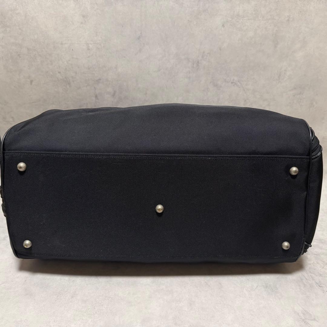 バーバリーゴルフ 2way ボストンバッグ ブラック ロゴ