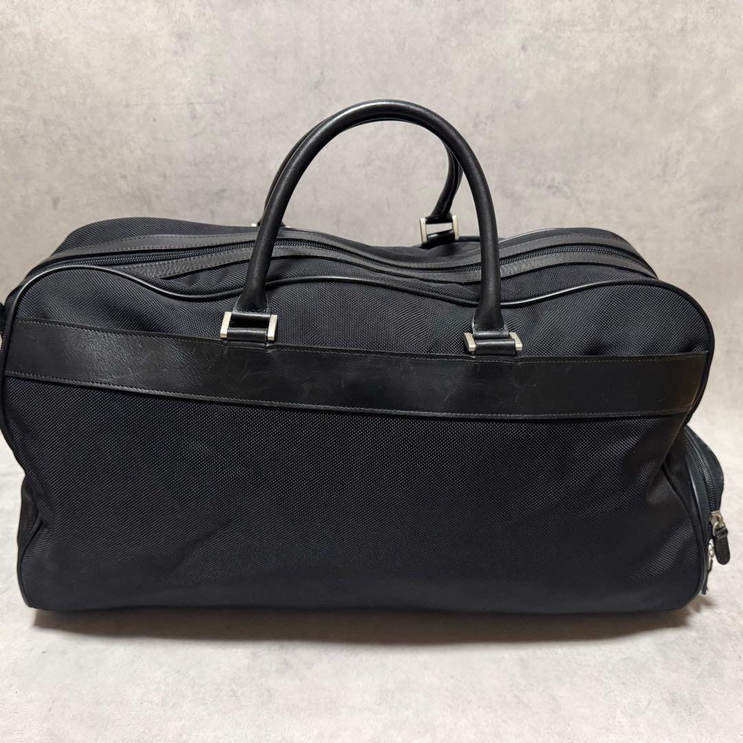バーバリーゴルフ 2way ボストンバッグ ブラック ロゴ