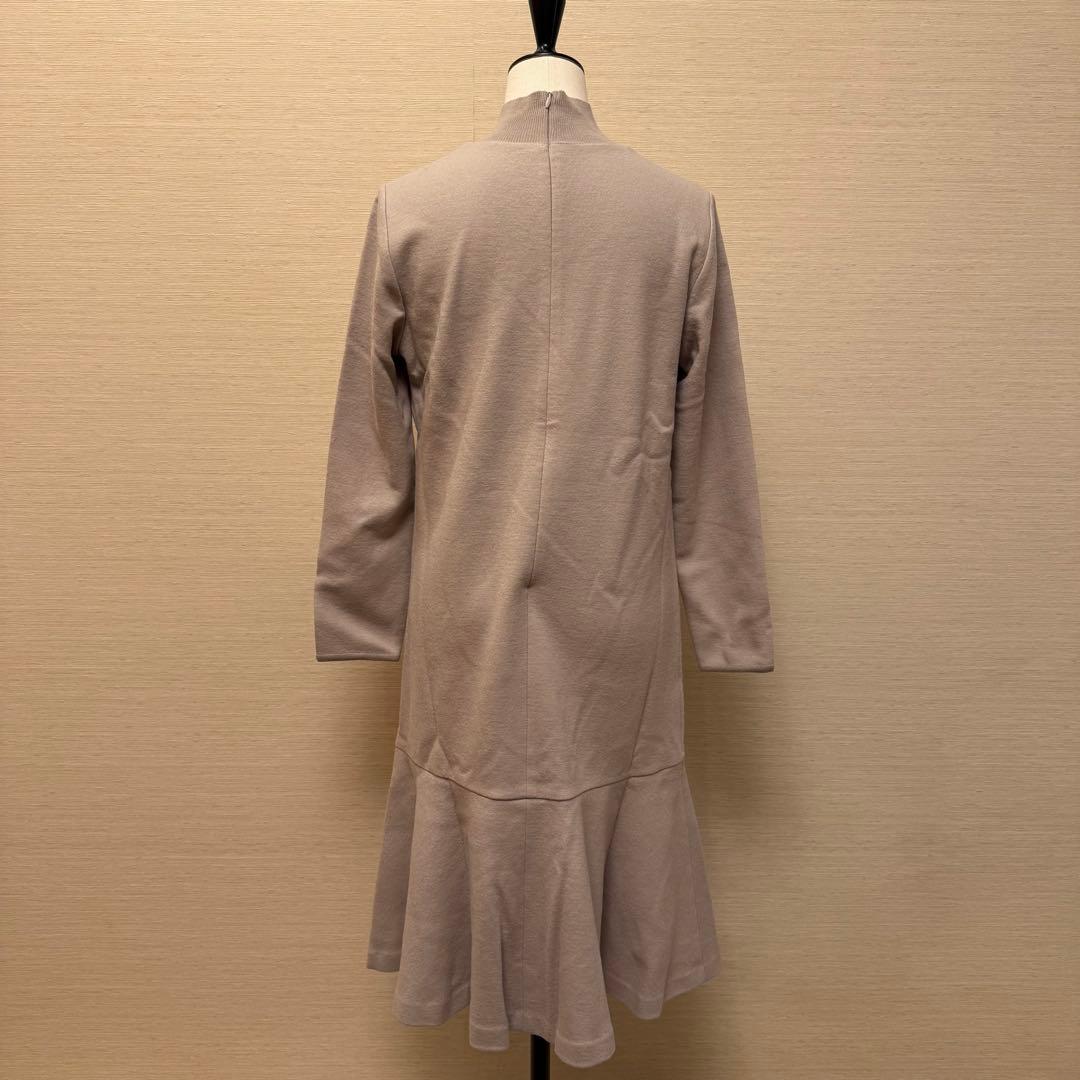 ★美品★ANAYI ウールジャージーヘムフレア ワンピース36