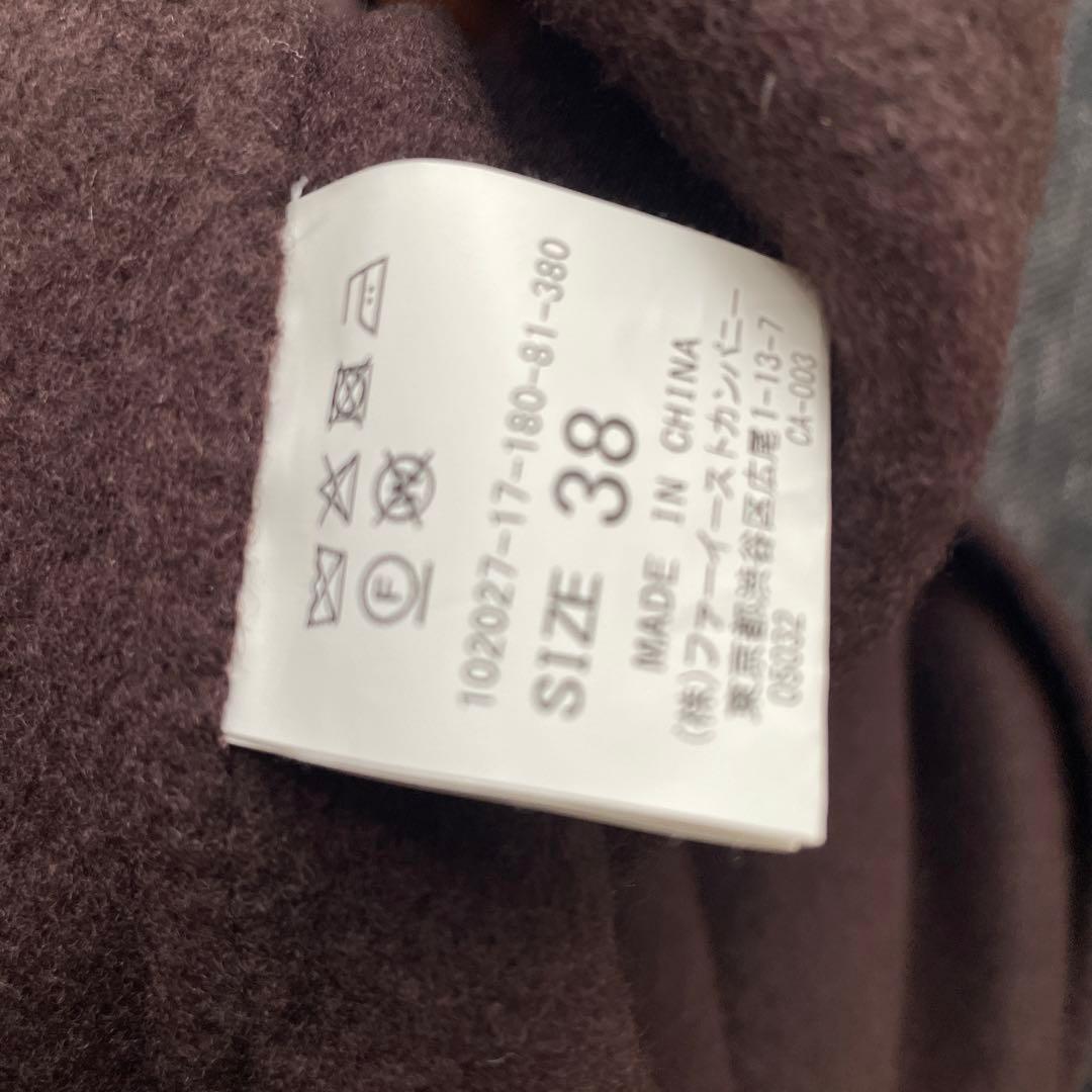 ANAYIアナイ　リバーシャルムケープコート　コート