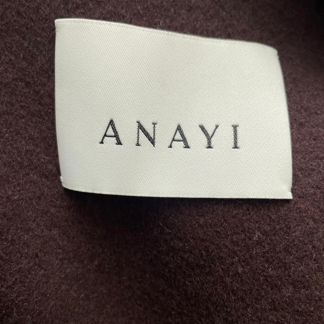 ANAYIアナイ　リバーシャルムケープコート　コート