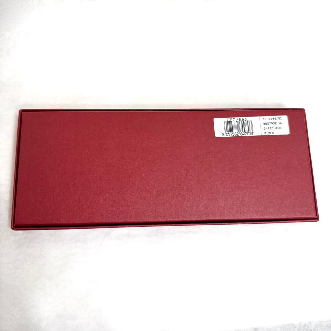 新品‼️SalvatoreFerragamoフェラガモ シルクネクタイネイビー箱付