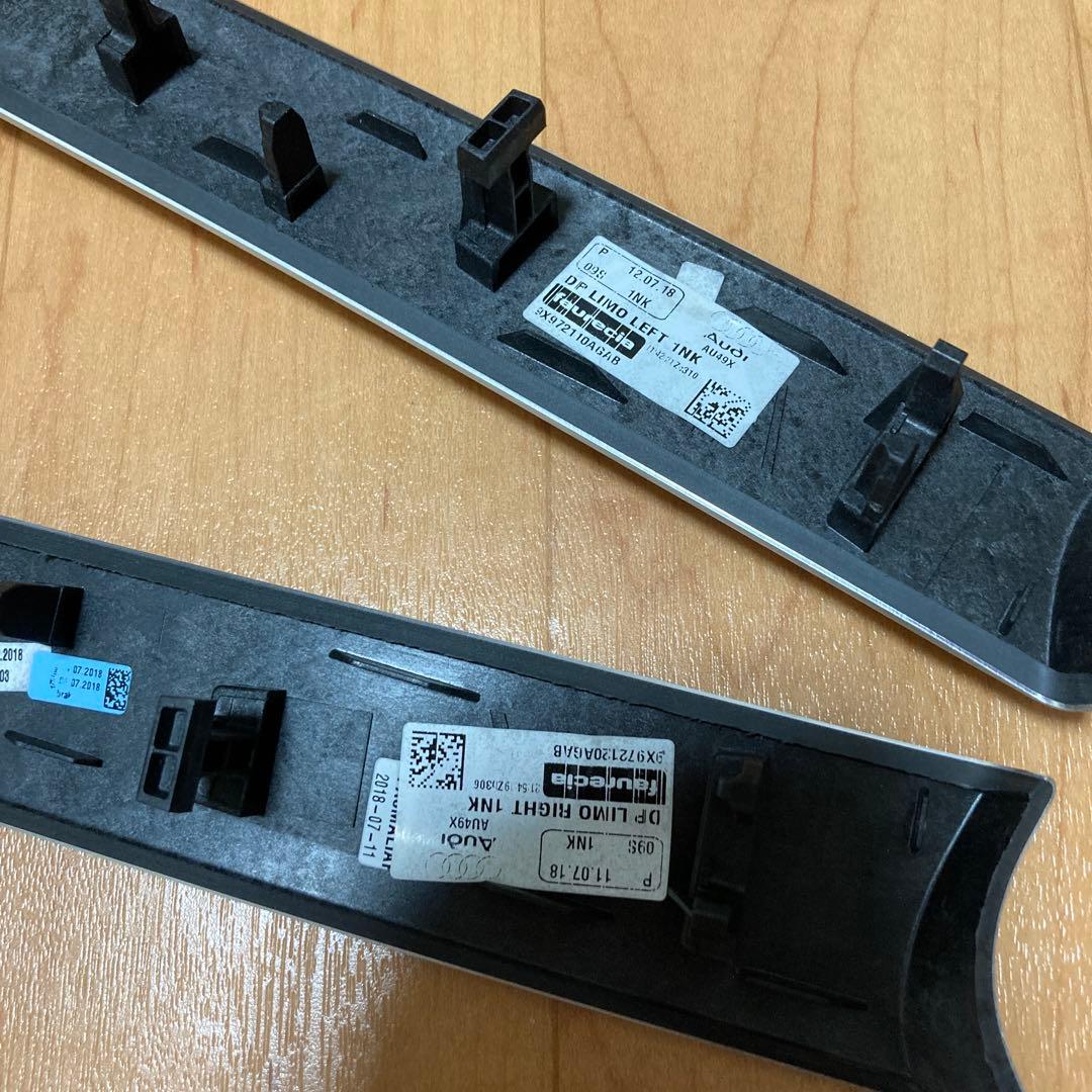 アウディA4 Sライン純正アルミ製デコラティブパネルセット