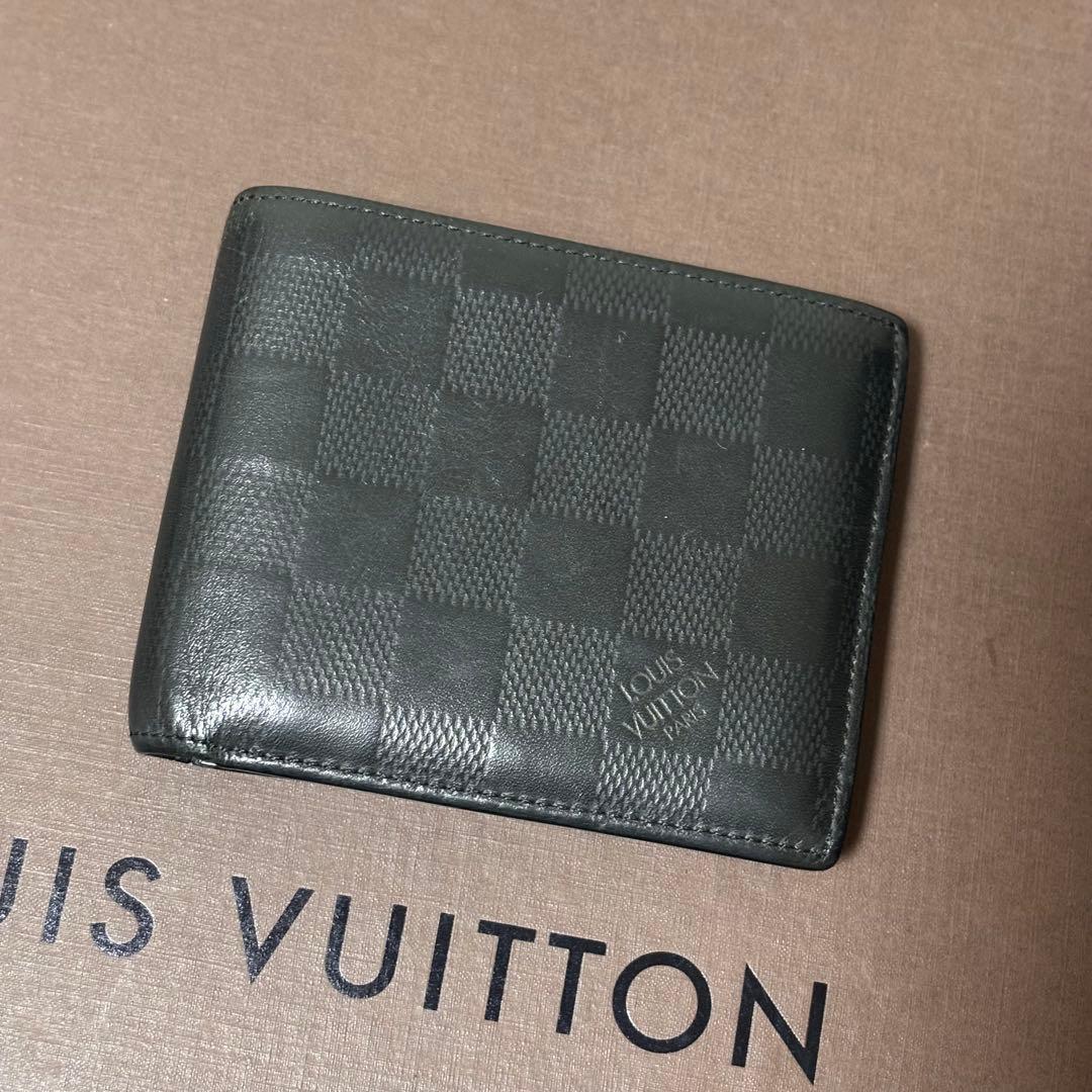 Louis Vuitton ブラック ダミエグラフィット アンフィニ マルコNM