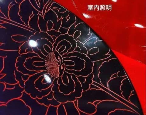 ぷくりん様リクエスト２点まとめ商品/漆塗牡丹彫ボウル銘々皿サーバー・パイレックス