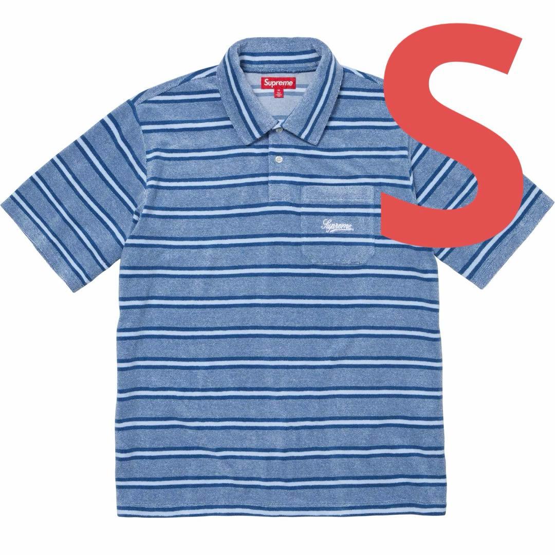 トップス Supreme Stripe Terry S/S Polo 