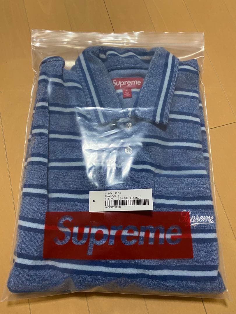 トップス Supreme Stripe Terry S/S Polo 