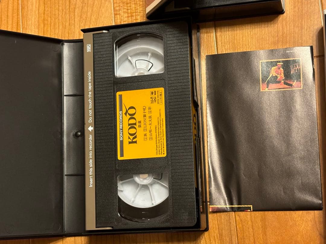 希少レア 鼓童 KODO 和太鼓 ビデオ3本セット※要コメントで保存用DVD付き