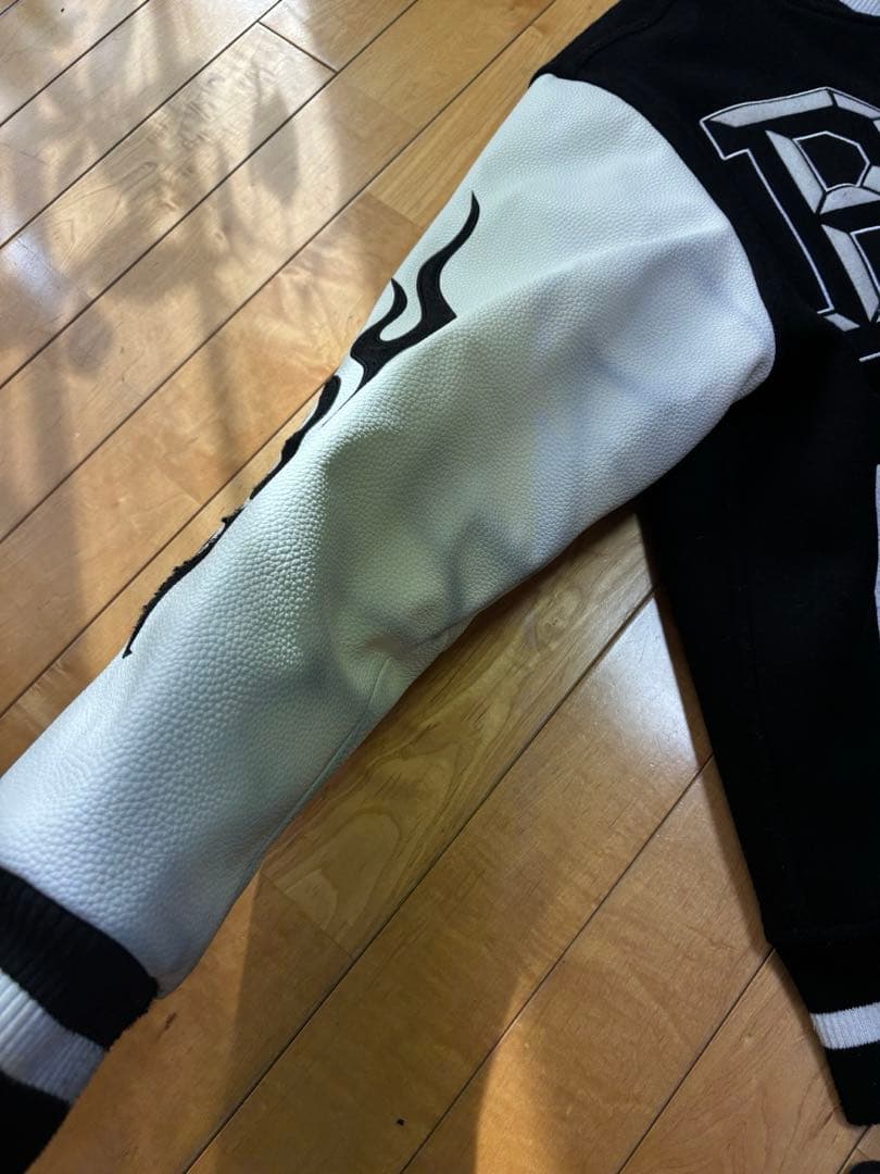 Black Eye Patch スタジャン M ブラック/ホワイト