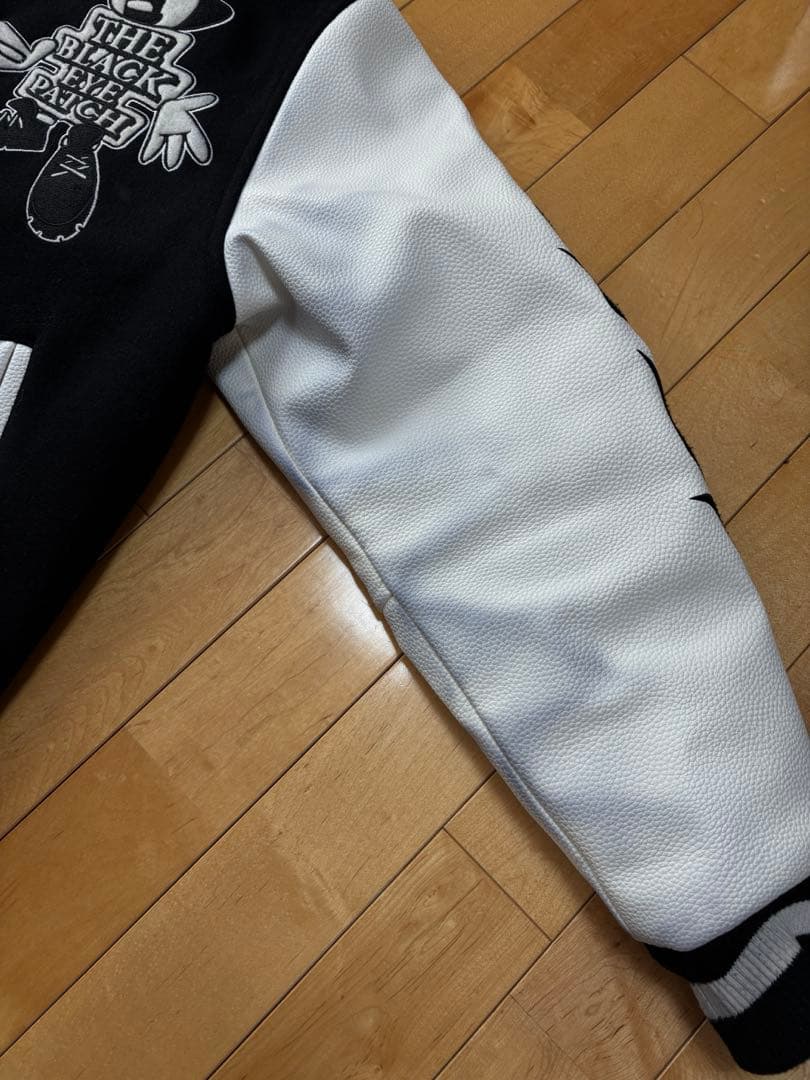 Black Eye Patch スタジャン M ブラック/ホワイト