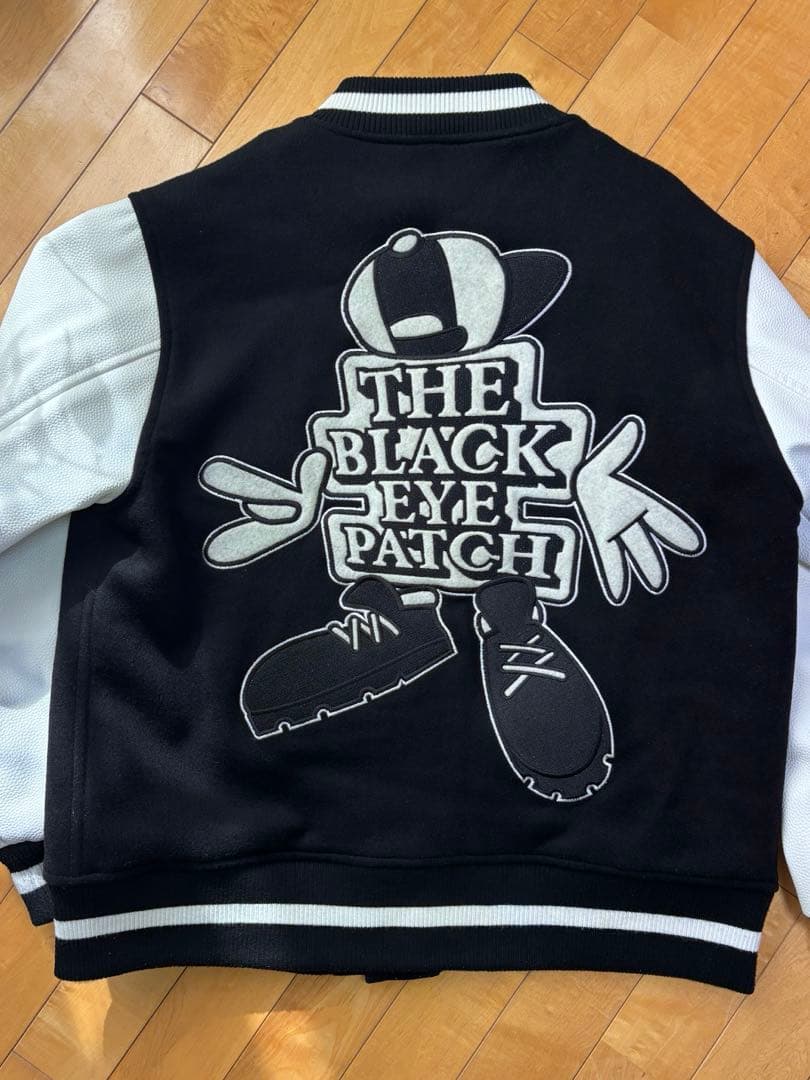 Black Eye Patch スタジャン M ブラック/ホワイト