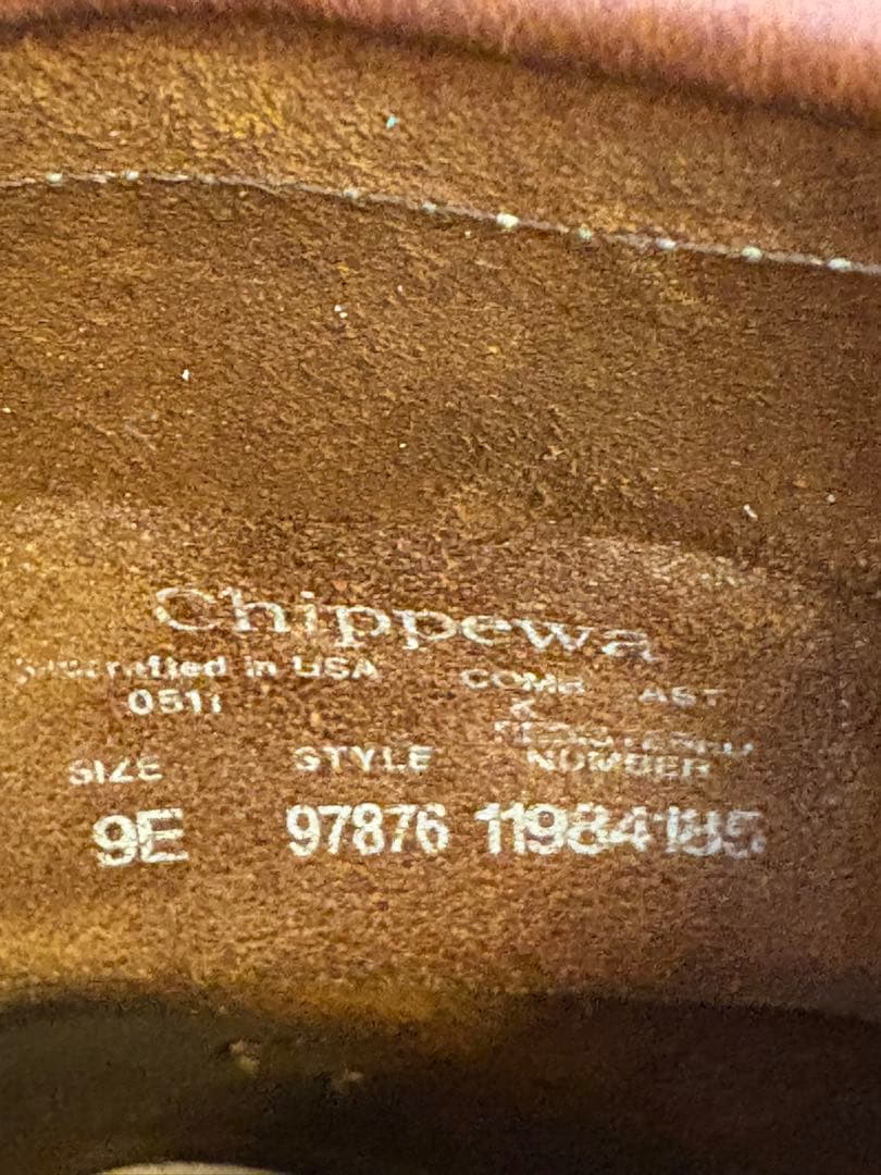 Chippewa チペワ エンジニアブーツ モックトゥ US 9 27cm