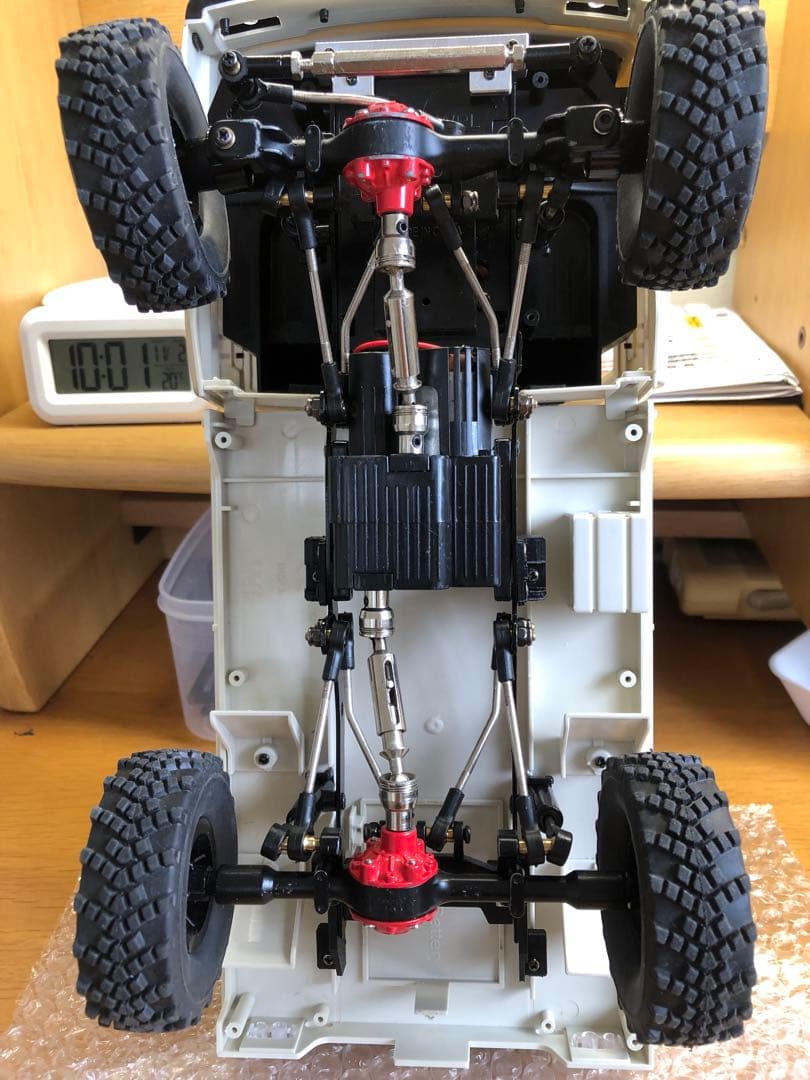 WPL C24にD12ボディ載せ