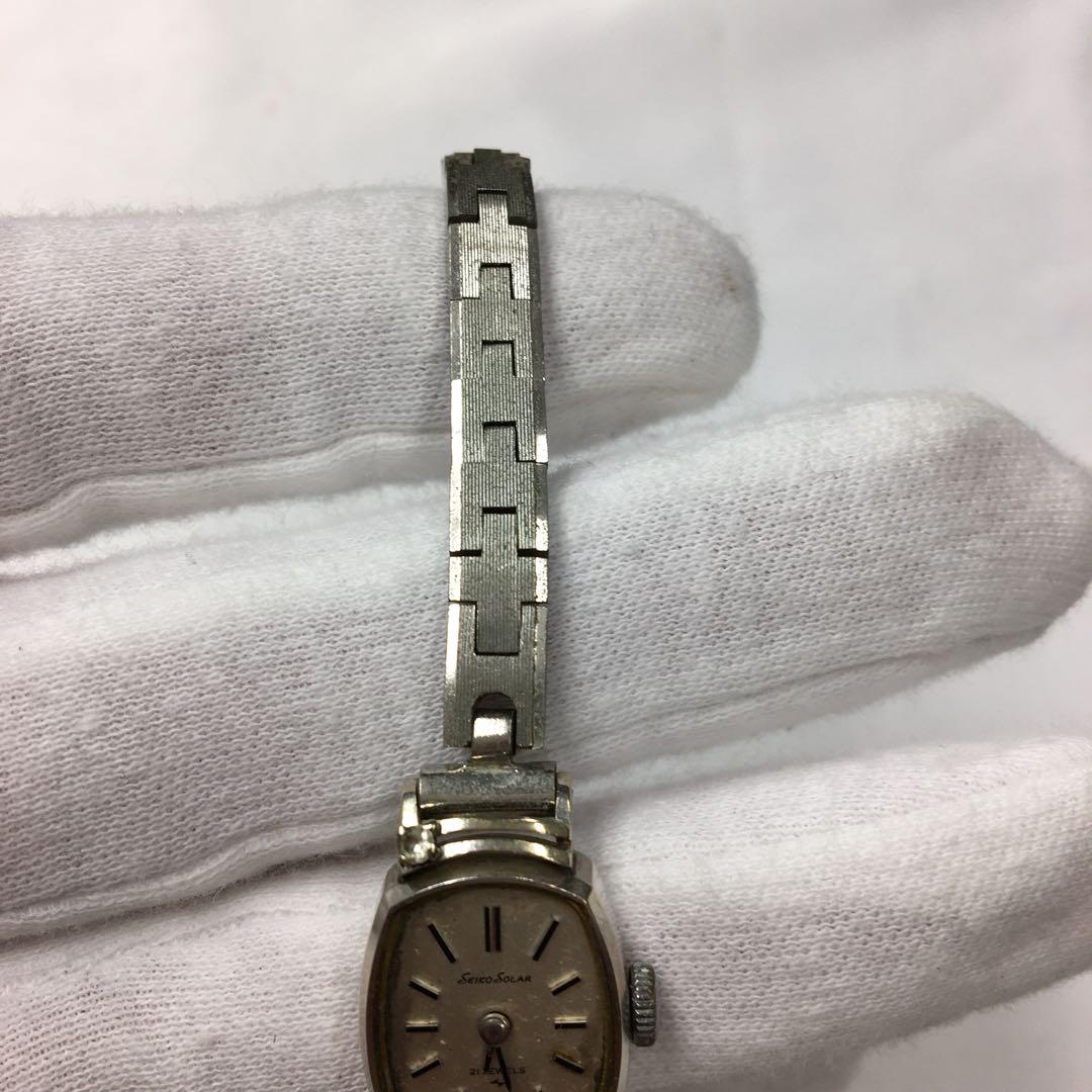SEIKO セイコーソーラー 14KWG 腕時計　ジャンク