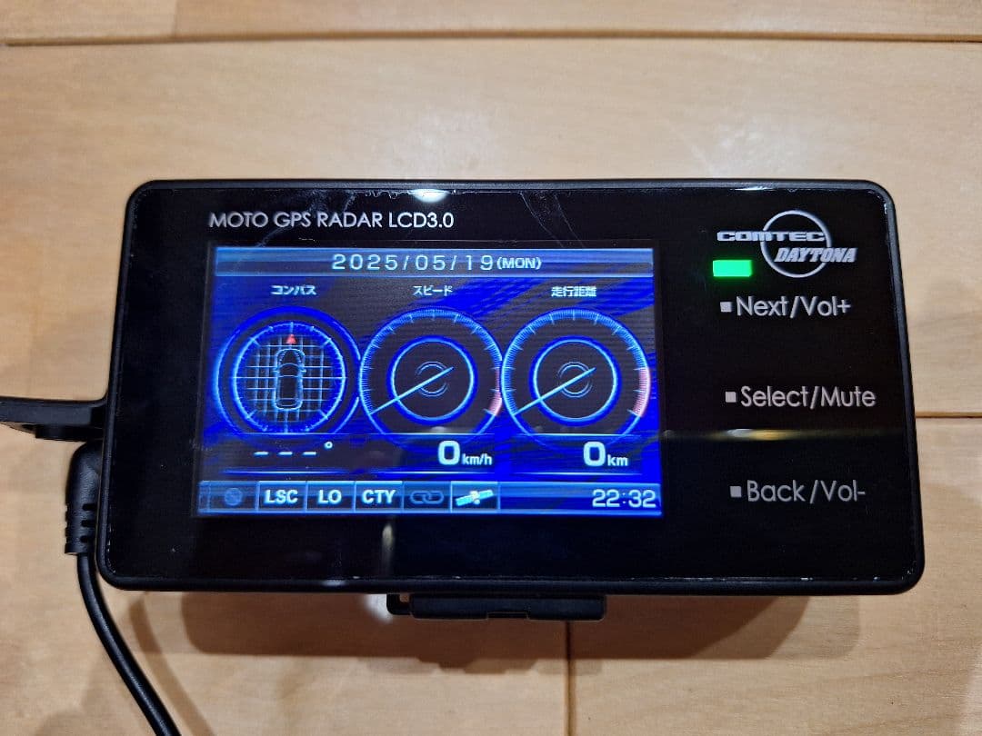 アクセサリー MOTO GPS RADAR LCD3.0