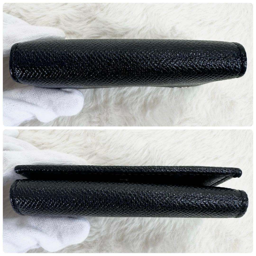 未使用級✨BVLGARI　ブルガリ　キーケース　6連　BB MAN　レザー　黒