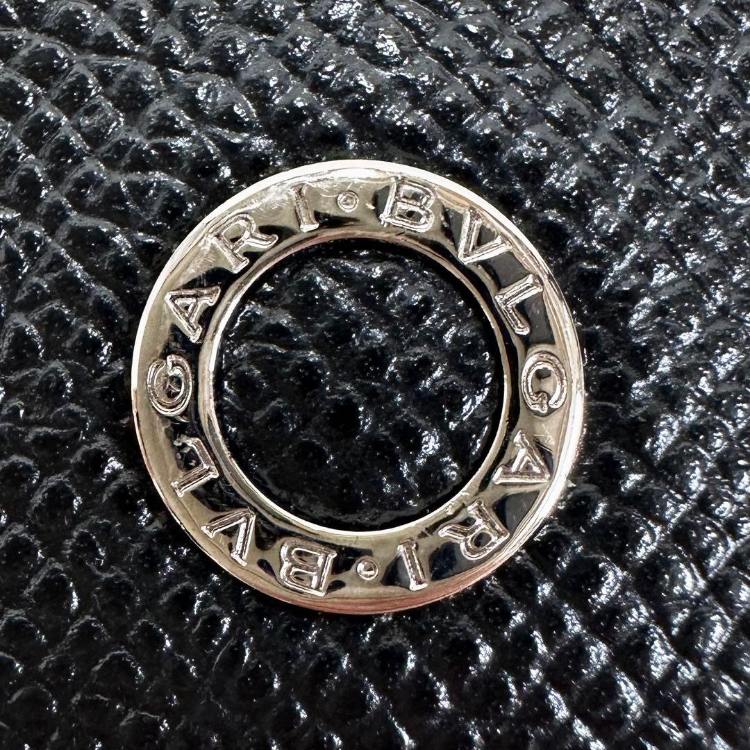 未使用級✨BVLGARI　ブルガリ　キーケース　6連　BB MAN　レザー　黒
