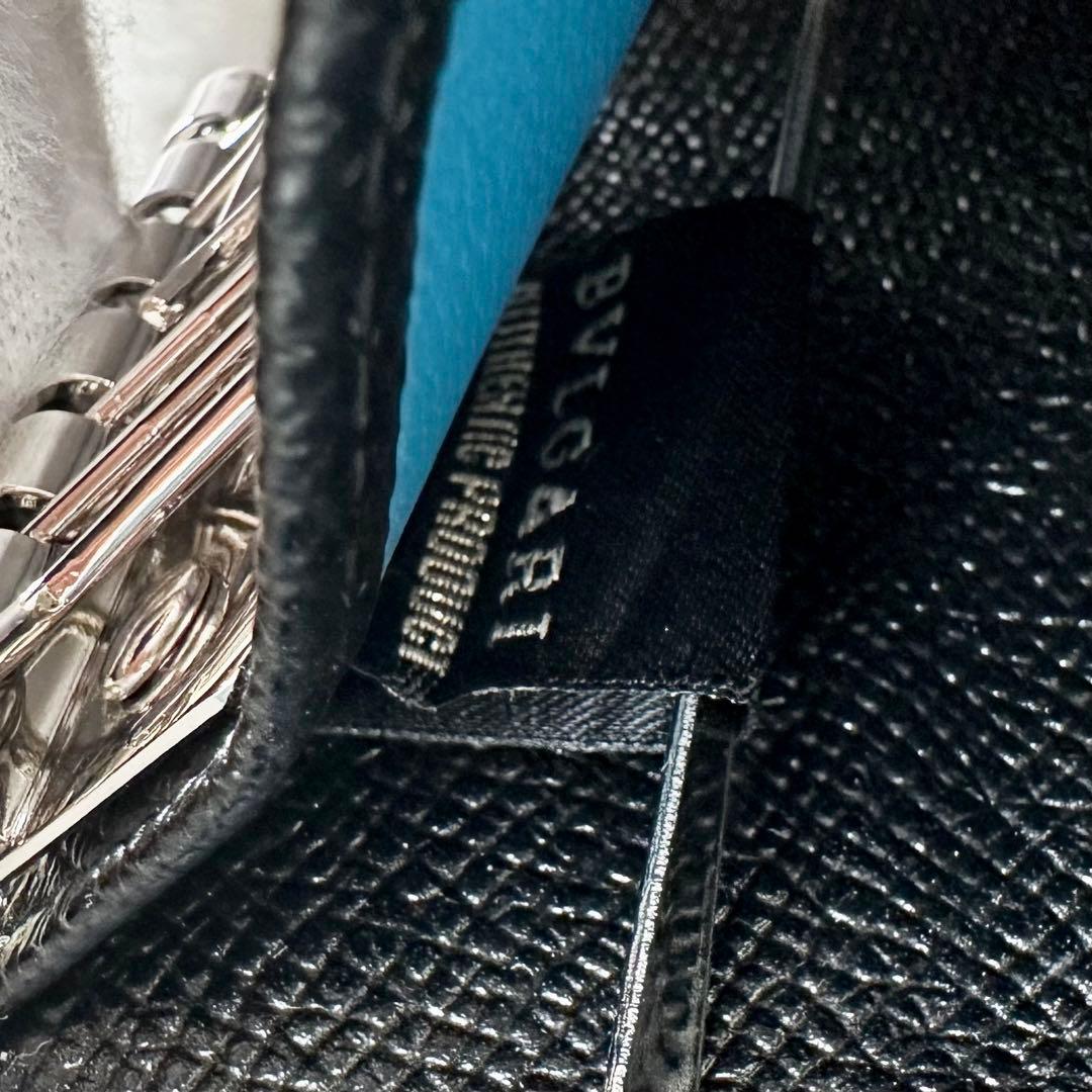 未使用級✨BVLGARI　ブルガリ　キーケース　6連　BB MAN　レザー　黒