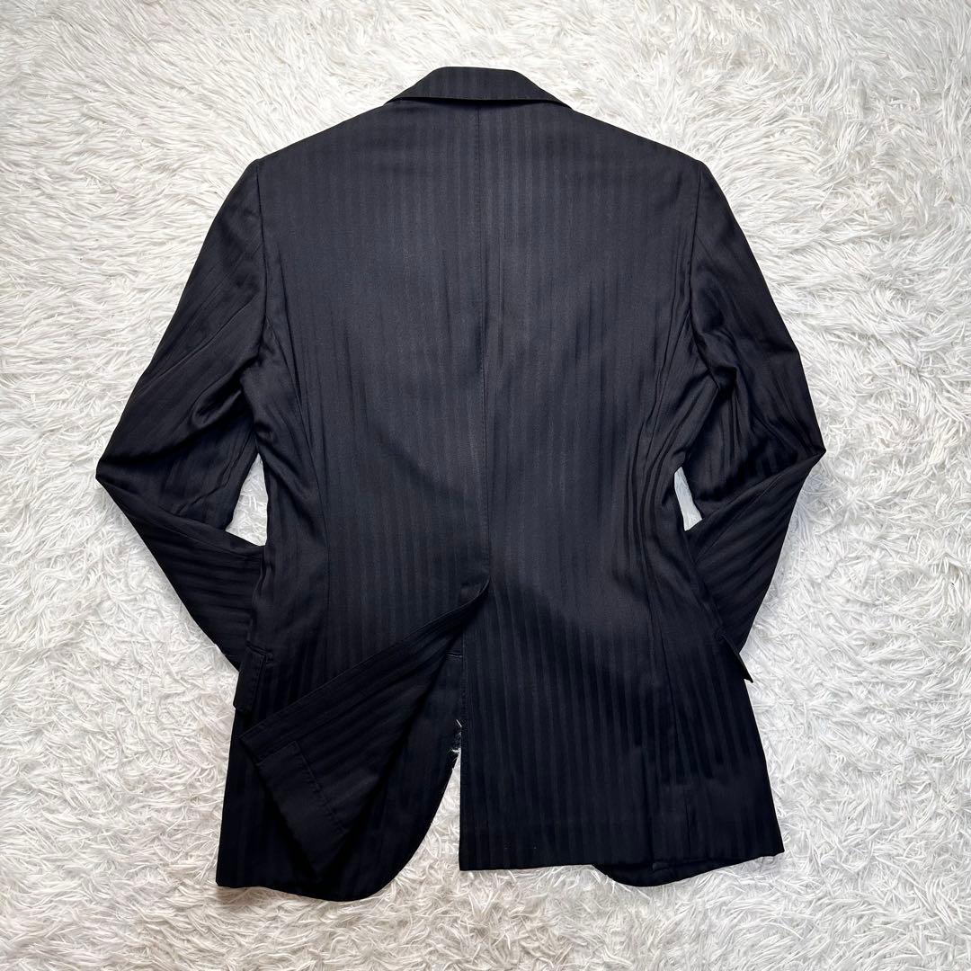 専用 未使用級 トゥモローランド シルク4割 光沢 ストライプ セットアップ44