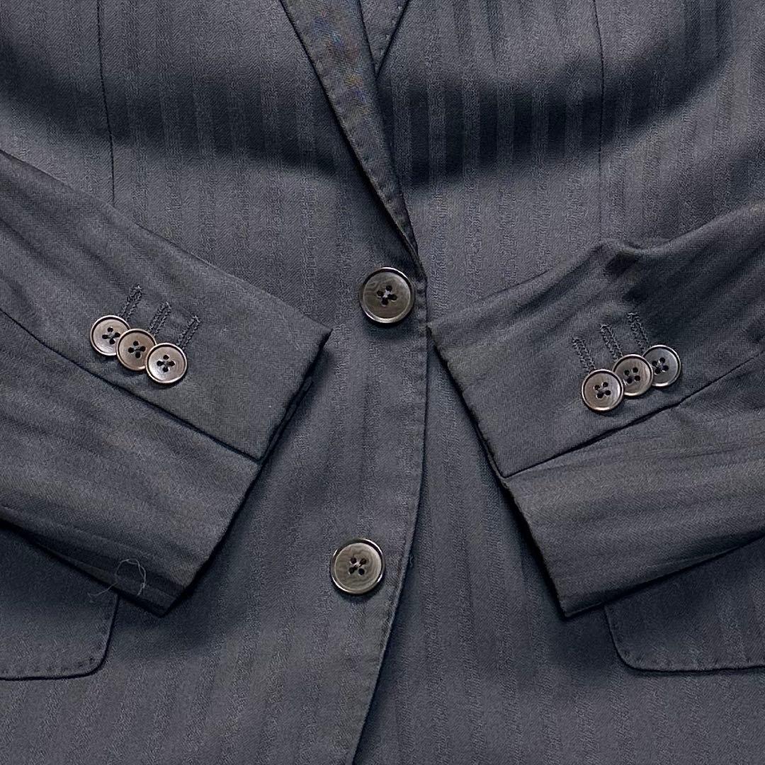 専用 未使用級 トゥモローランド シルク4割 光沢 ストライプ セットアップ44