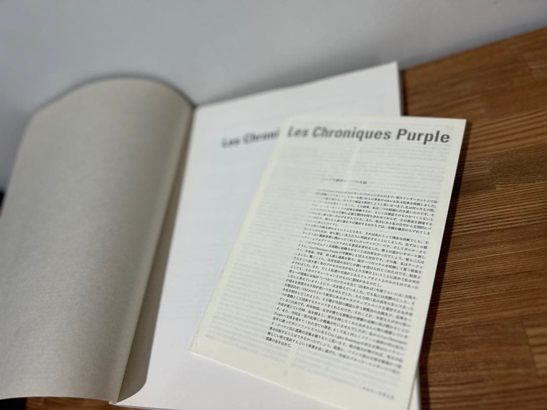 アート・デザイン・音楽 les chroniques purple Elein Fleiss