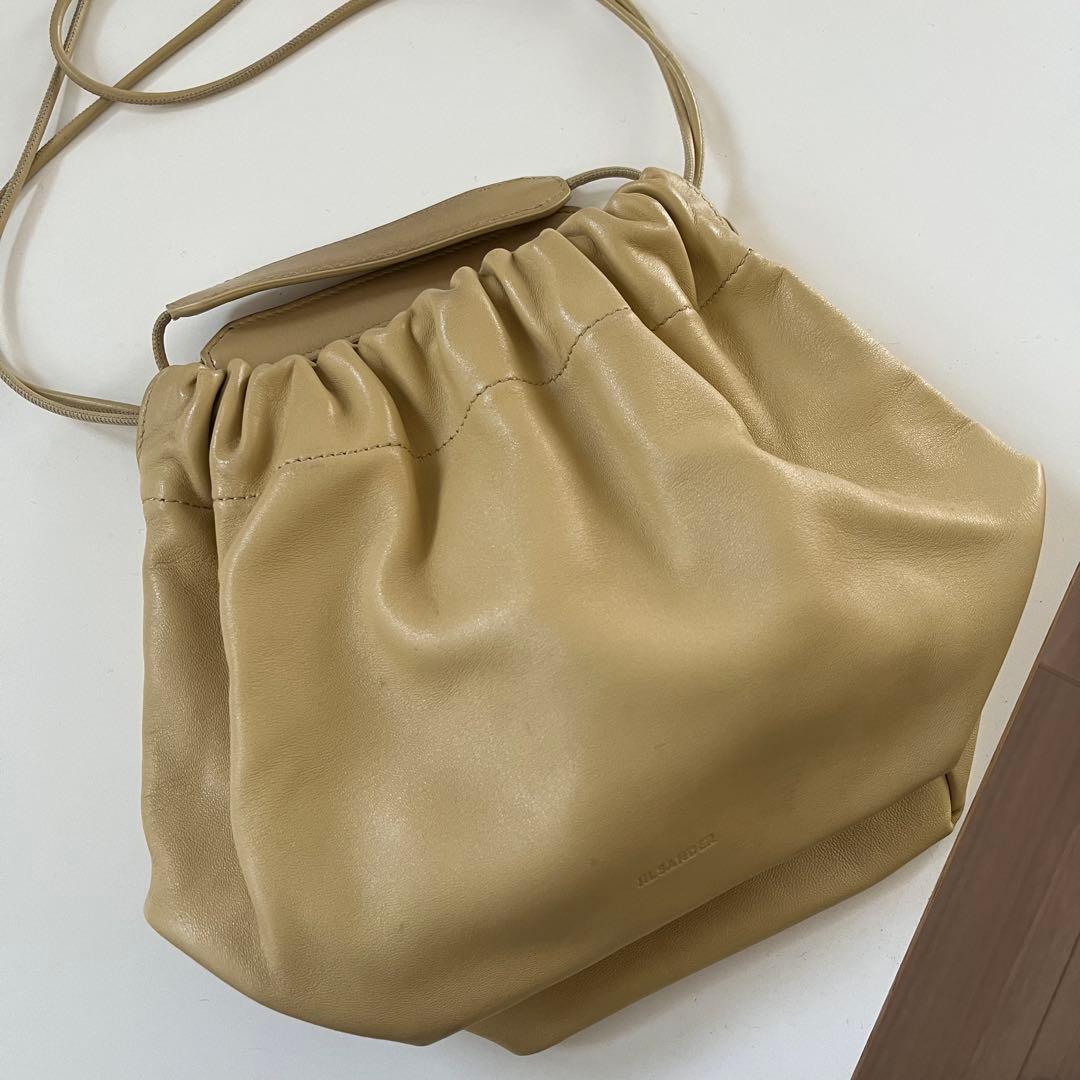 芍薬さま専用　ジルサンダー 巾着 ドローストリングバッグ イエロー