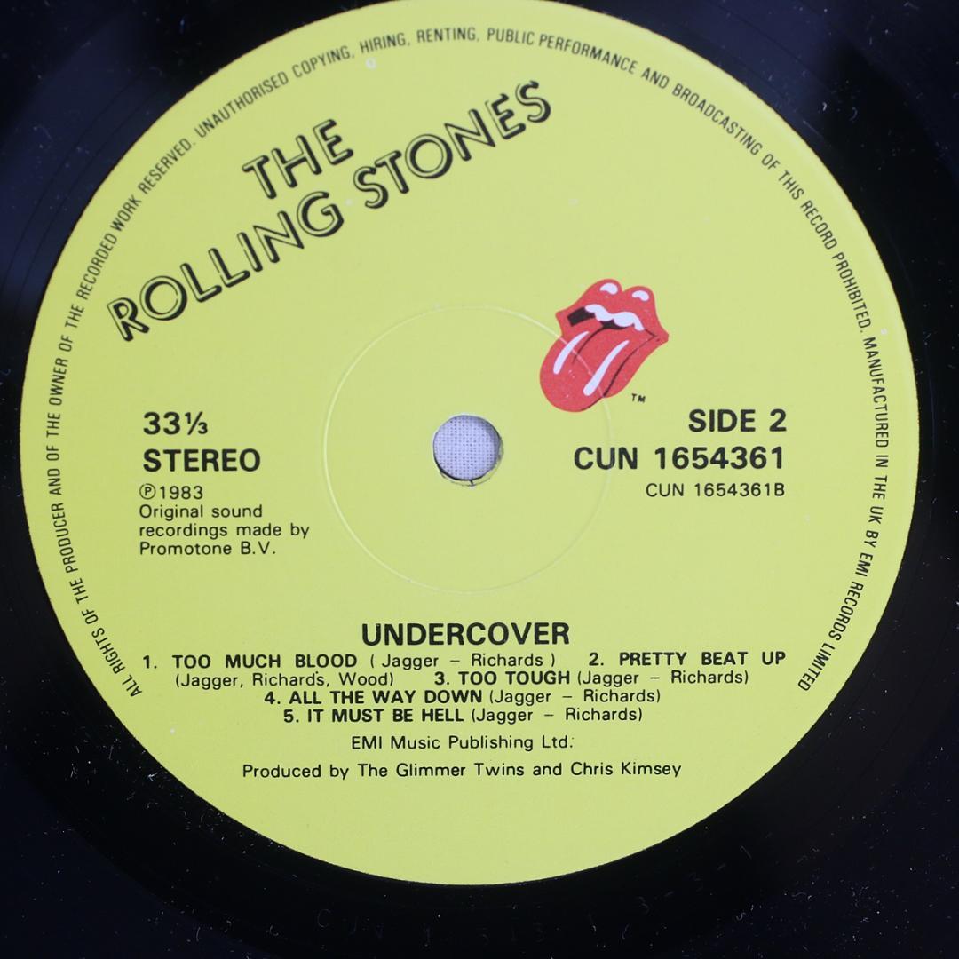英LP The Rolling Stones Undercover UKオリジナ