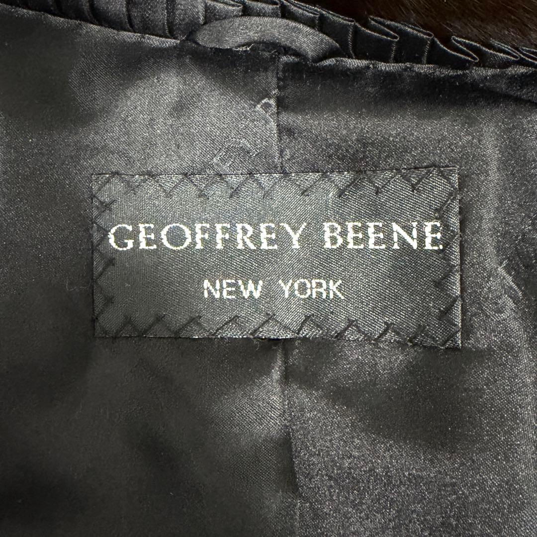 【美品】ブラックグラマ 毛皮 ファーコート ミンク ロング丈 ブラウン 毛並み〇