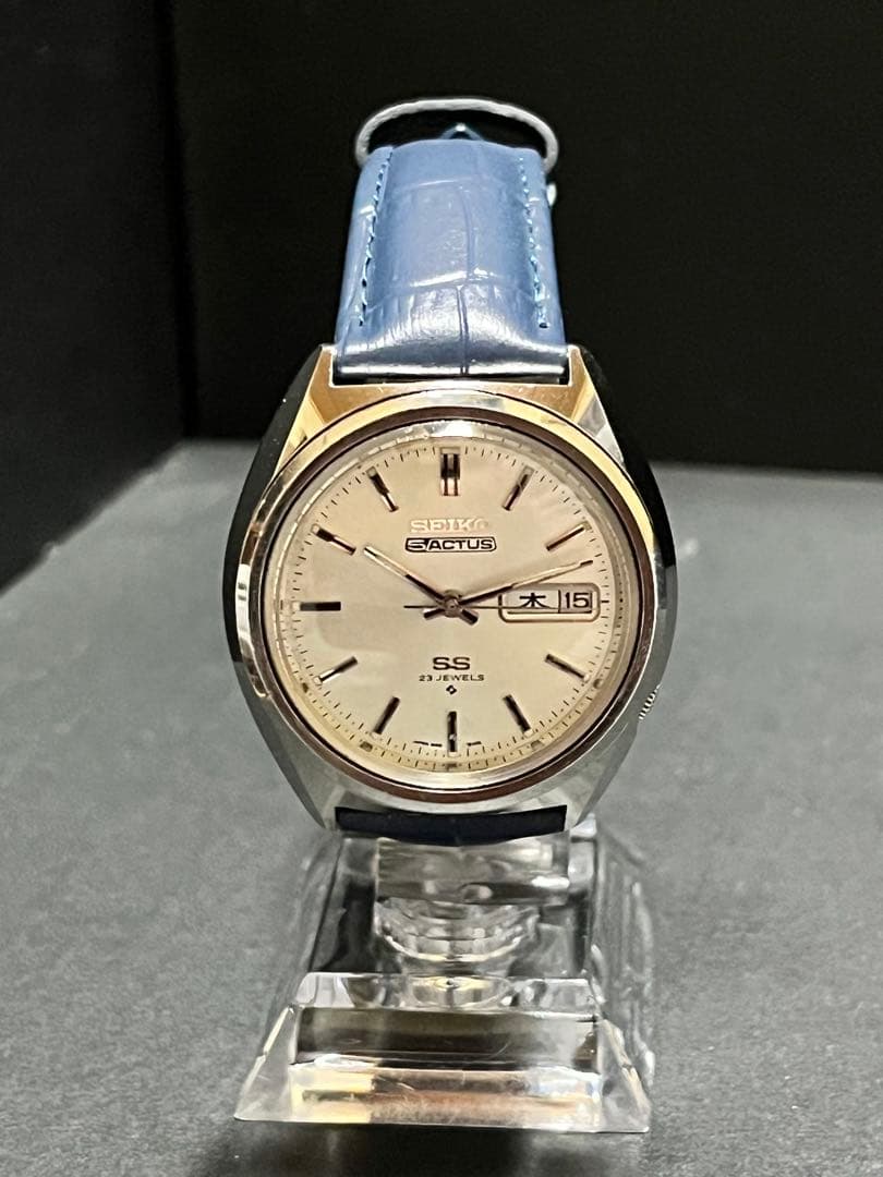 ★極上美品！鏡面磨き済セイコー5アクタスメンズ自動巻　腕時計　動作良好
