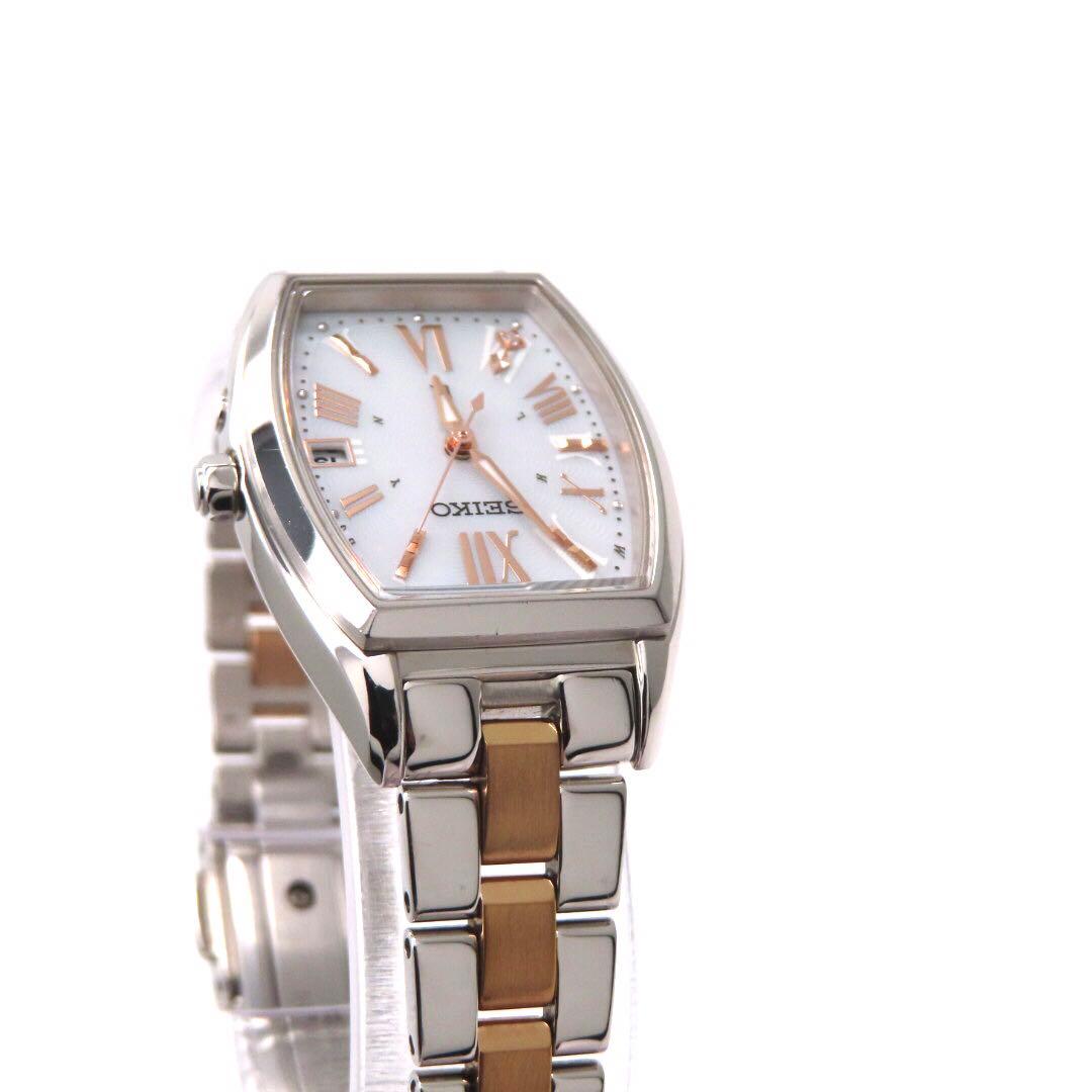 美品 SSVW117 ルキア 電波ソーラー セイコー 時計 トノー ダイヤ