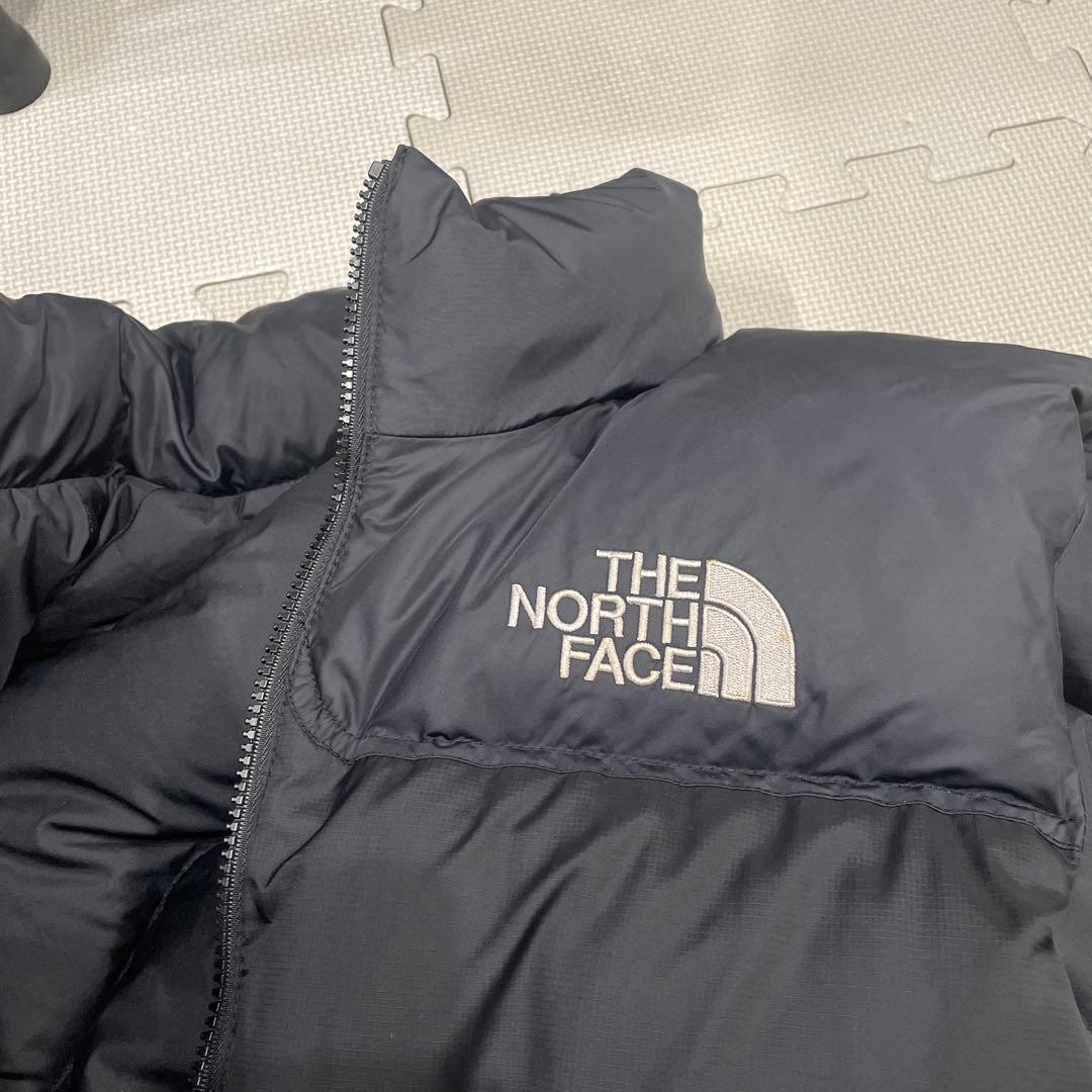 s*1様 NORTH ノースフェイス ヌプシ　ダウンベスト　センターロゴ　Mサイ