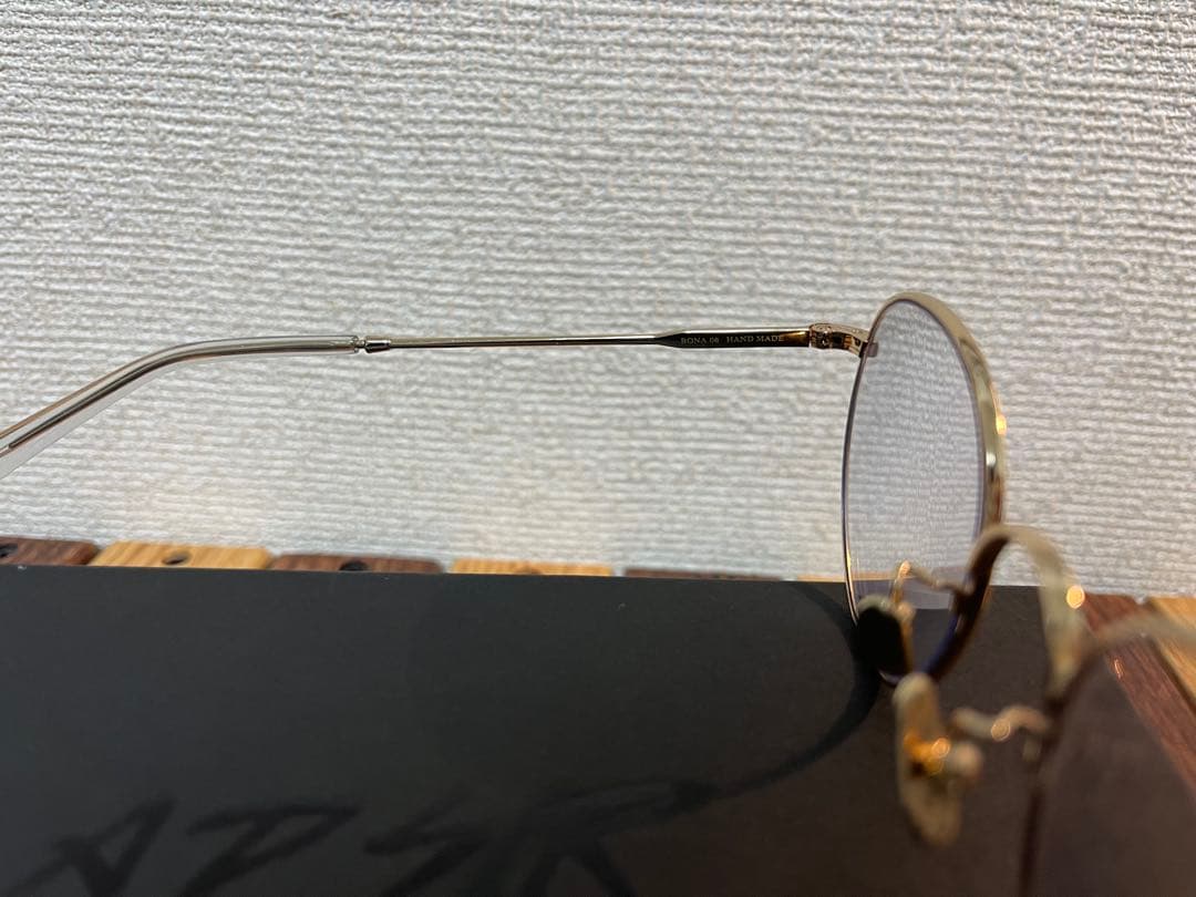 [超美品] A.D.S.R. BONA 06 サングラス ゴールドフレーム