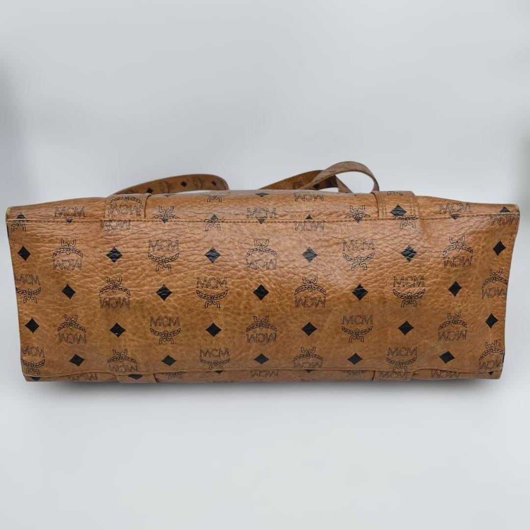 MCM エムシーエム　ヴィセトス柄トートバッグ　肩掛け　レザー