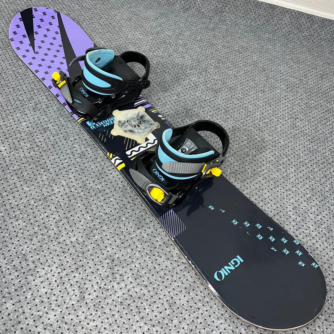 使用感あり キッズスノーボード 110cm IGNIO＋バイン＋ダイヤルブーツ