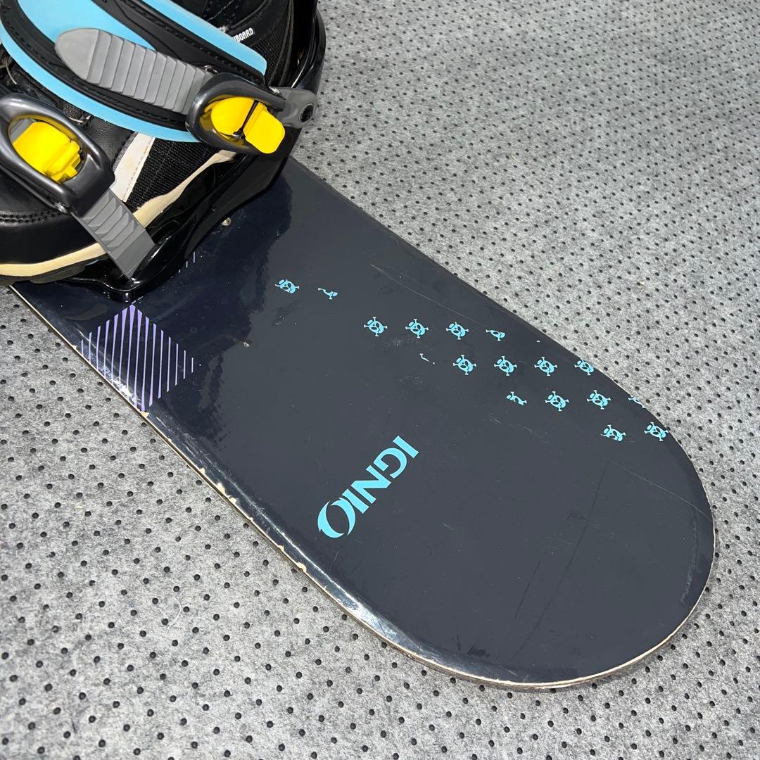 使用感あり キッズスノーボード 110cm IGNIO＋バイン＋ダイヤルブーツ