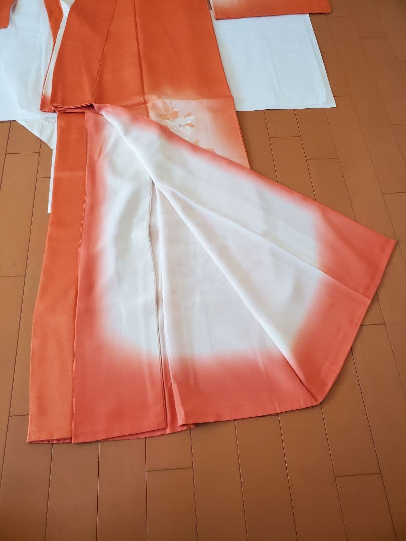 着物　七五三　付け下げ　結婚式　美品　フルセット　正絹　やまと　花柄