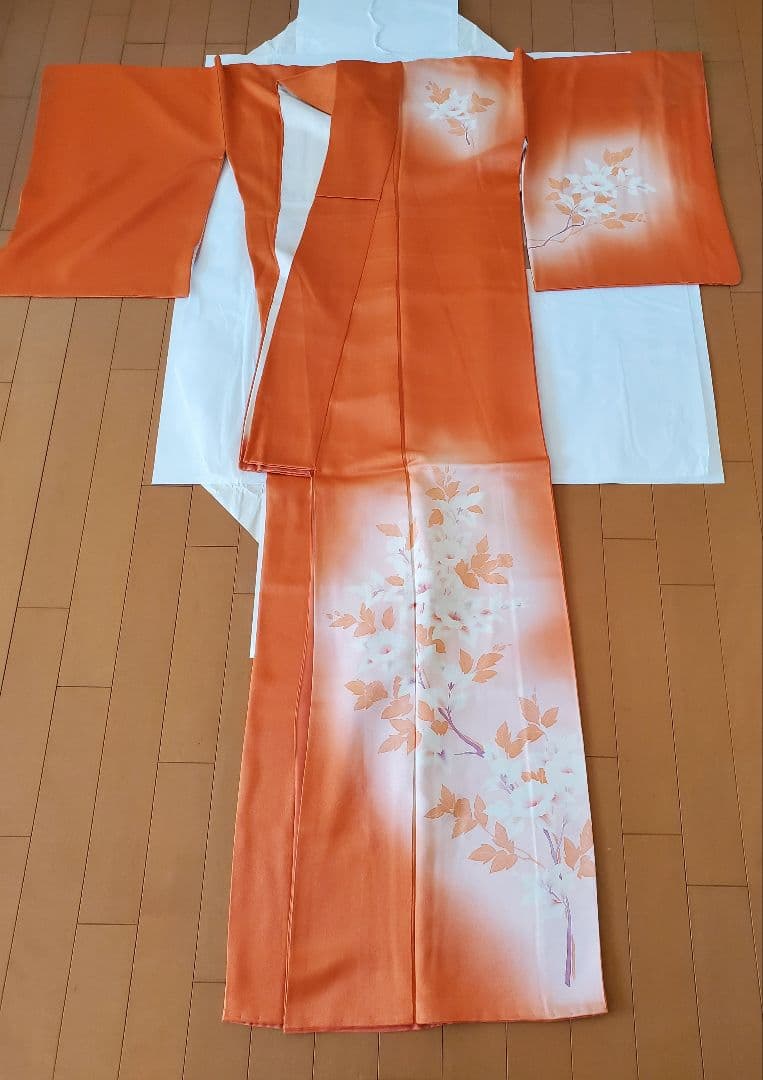 着物　七五三　付け下げ　結婚式　美品　フルセット　正絹　やまと　花柄