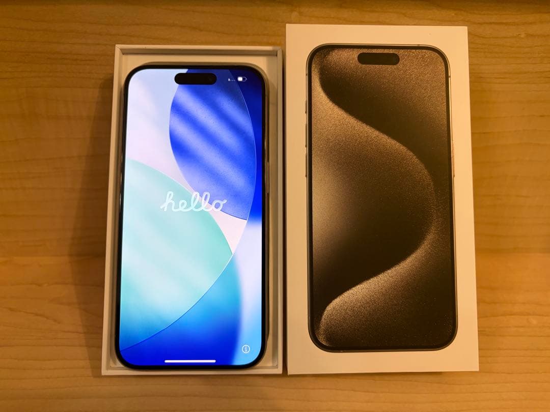 iPhone 15 Pro 128GB ナチュラルチタニウム