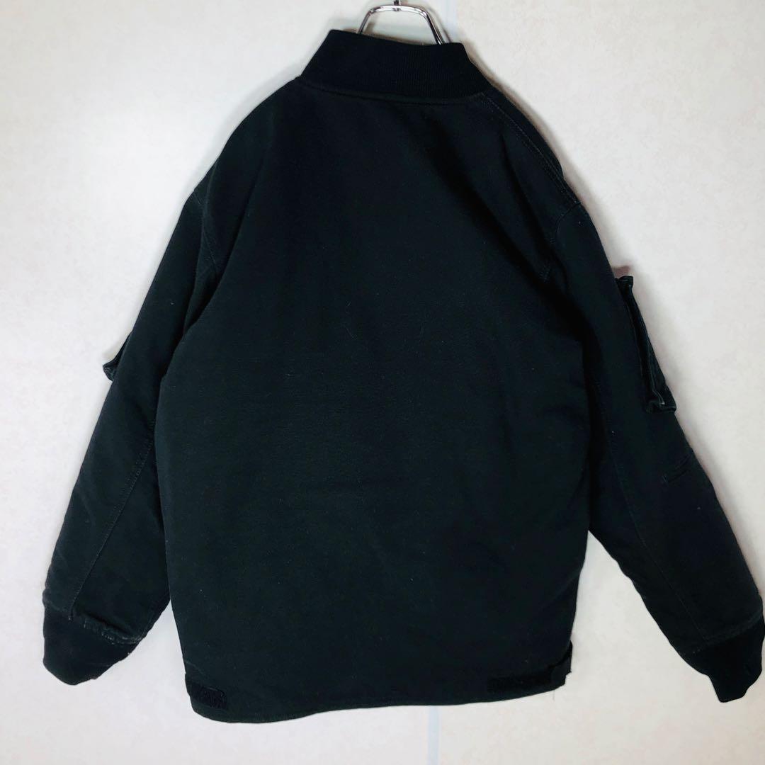 【人気モデル】カーハート MA-1 ダックボンバージャケット 黒 Mサイズ